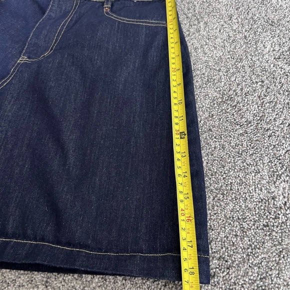 Bohme Dark Wash Light Weight High Rise Denim Shorts Inseam 7” Women’s Size 26 - Picture 4 of 9